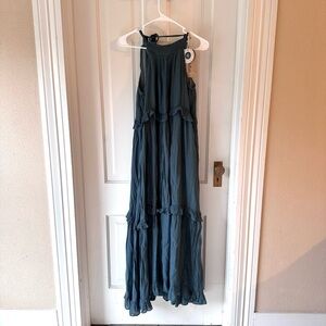 Listicle Deep Teal Maxi Dress